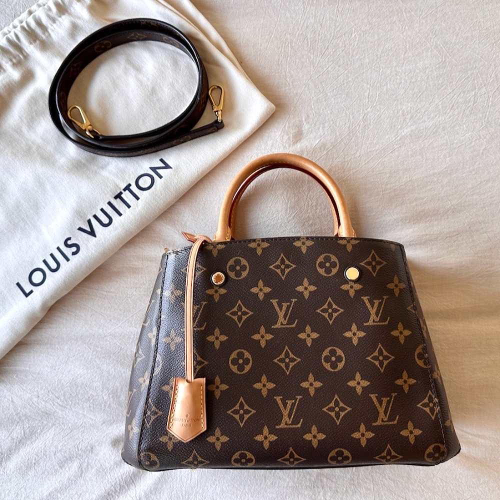 Louis Vuitton Montaigne BB Canvas Monogram with COA